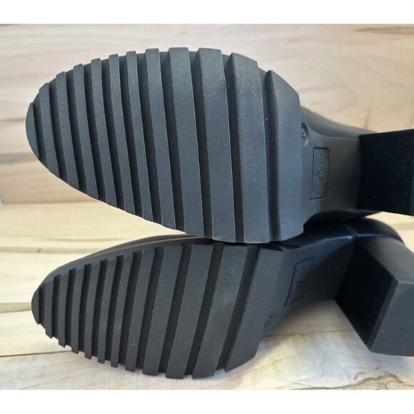 Aqua College Women's Triston Block Heel Pointed Toe Zipper Ankle Boots Sz 10M - Picture 4 of 5